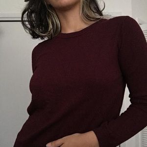 Forever 21 Burgundy Sweater